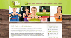 Desktop Screenshot of fitlife-weilheim.de